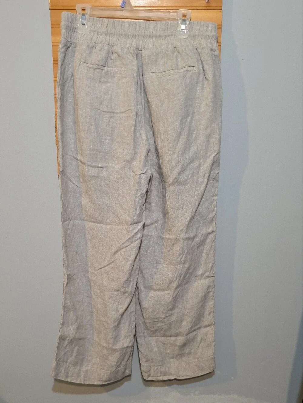 Quince Light Flax Linen-Blend Drawstring Pants